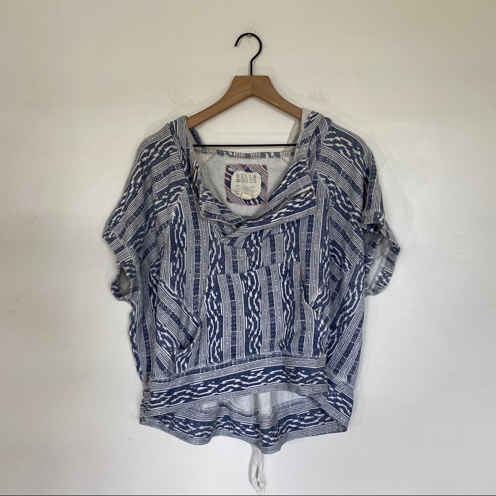 Billabong short sleeve hoodie